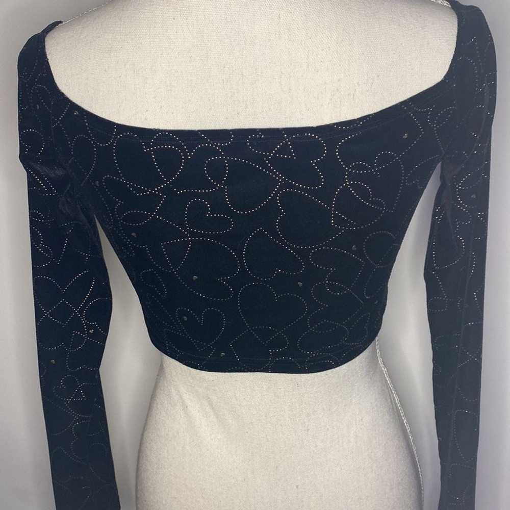 BLACK & GOLD CROP TOP ✨✨✨ - Picture 6 of 7